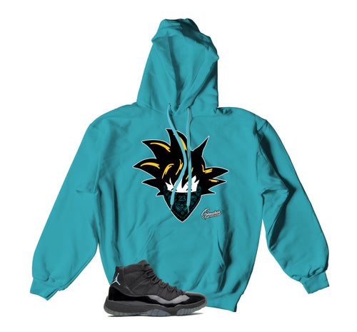 Retro 11 Gamma Blue Warrior Hoody