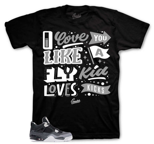 Retro 4 Fear Love Kicks Shirt