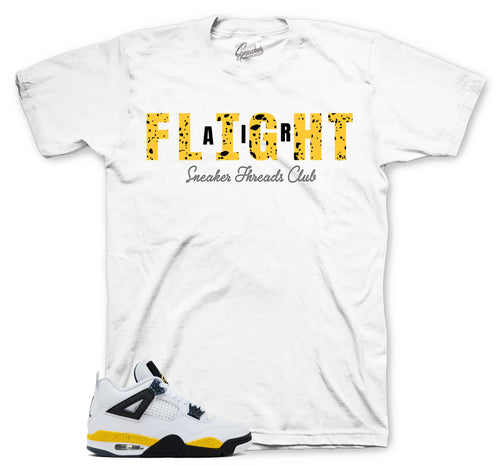 Retro 4 Tour Yellow Air Flight Shirt