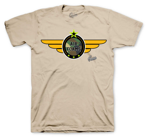 Airbrone Graphic T-Shirt | Foamposite Green Camo