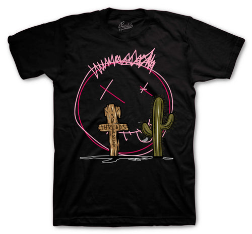 Retro 1 Travis Scott Tropical Pink ST Cactus Shirt