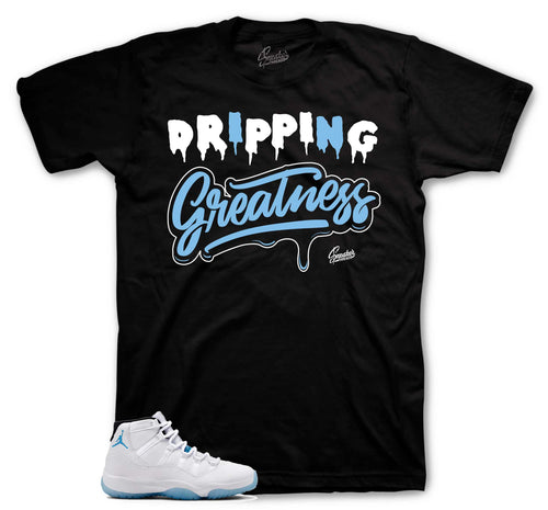 Retro 11 Legend Blue Dripping Greatness Shirt