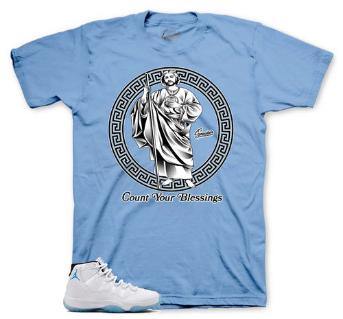 Retro 11 Legend Blue San Judas Shirt