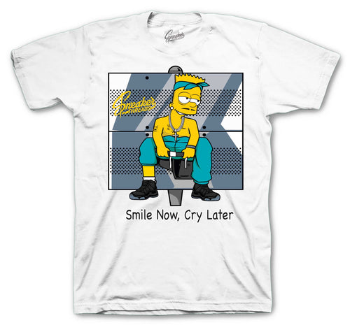 Retro 11 Gamma Blue Smile Now Cry later Shirt