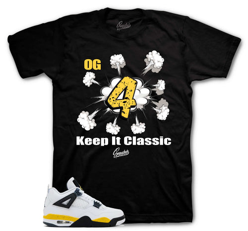 Retro 4 Tour Yellow Keep It Classic Shirt