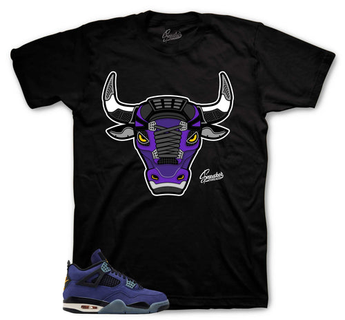 Retro 4 Imperial Purple War Bully Shirt