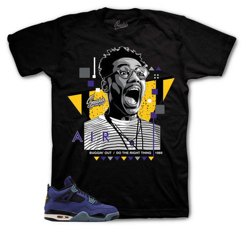Retro 4 Imperial Purple Buggin Out Shirt