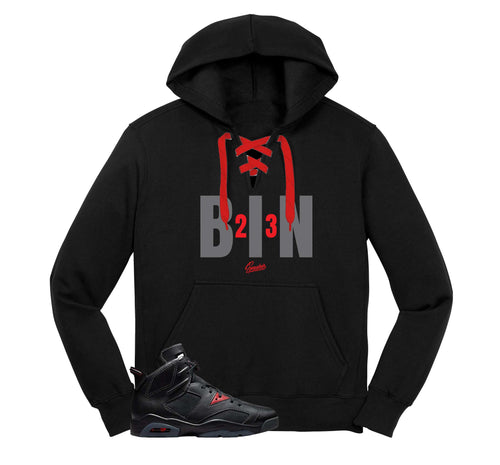 Retro 6 BIN 23 Logo Laces Hoody