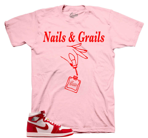 Retro 1 Nails And Grails Logo Shirt