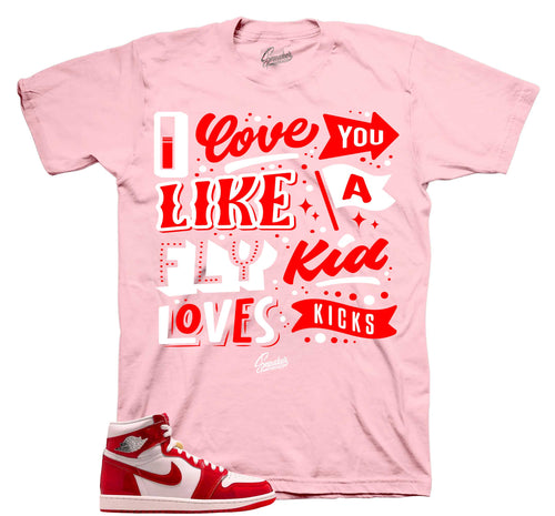 Retro 1 Nails And Grails Love Kicks Shirt