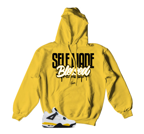 Retro 4 Tour Yellow Self Made Hoody
