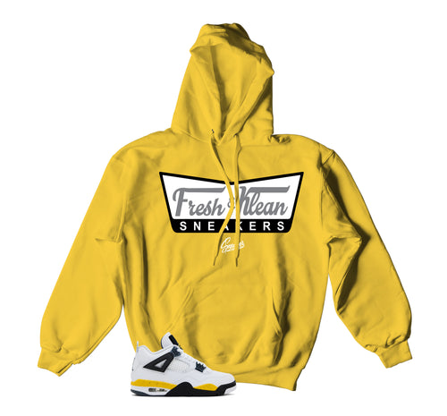 Retro 4 Tour Yellow Fresh Klean Hoody