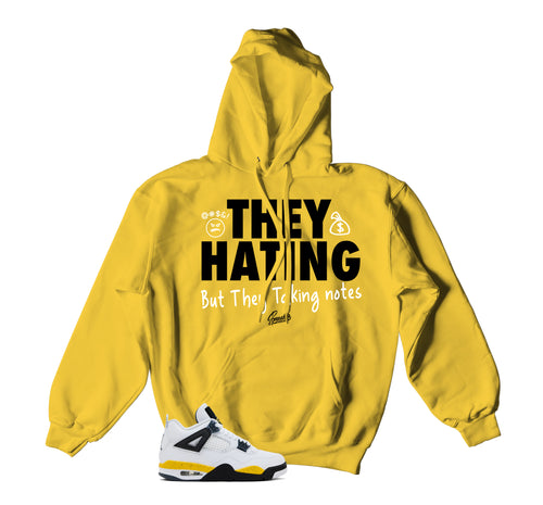 Retro 4 Tour Yellow They Hating Hoody