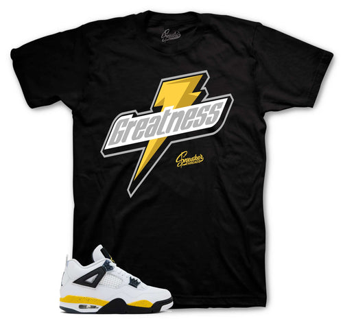 Retro 4 Tour Yellow Greatness Shirt