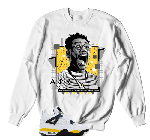 Retro 4 Tour Yellow Buggin Out Sweater