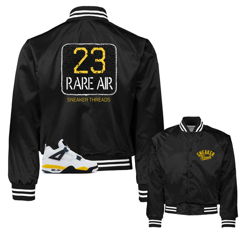 Retro 4 Tour Yellow Patch Satin Jacket