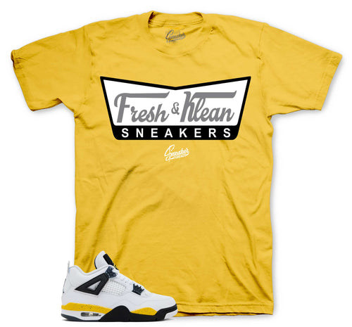 Retro 4 Tour Yellow Fresh Klean Shirt