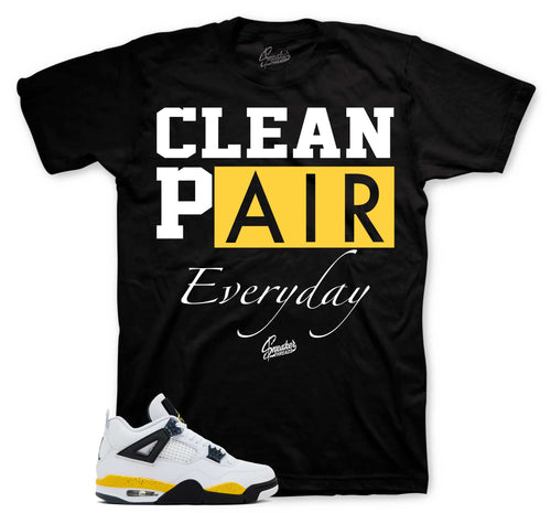 Retro 4 Tour Yellow Clean Pair Shirt