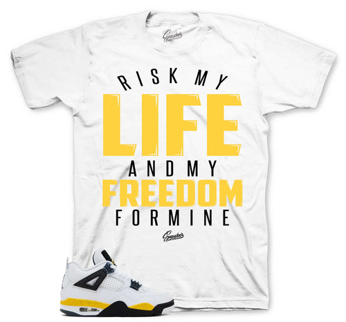 Retro 4 Tour Yellow Clean Pair Shirt