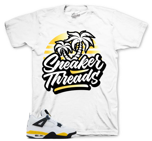 Retro 4 Tour Yellow ST Palms Shirt