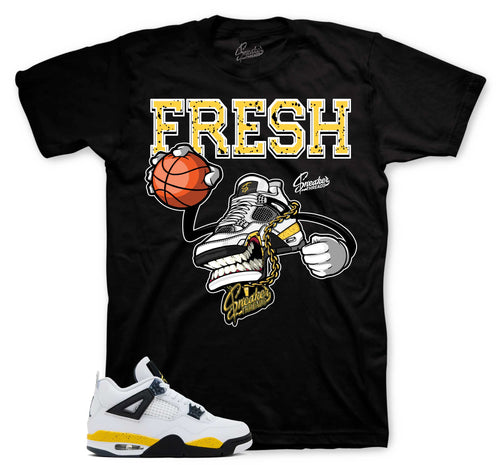 Retro 4 Tour Yellow Fly Kicks Shirt