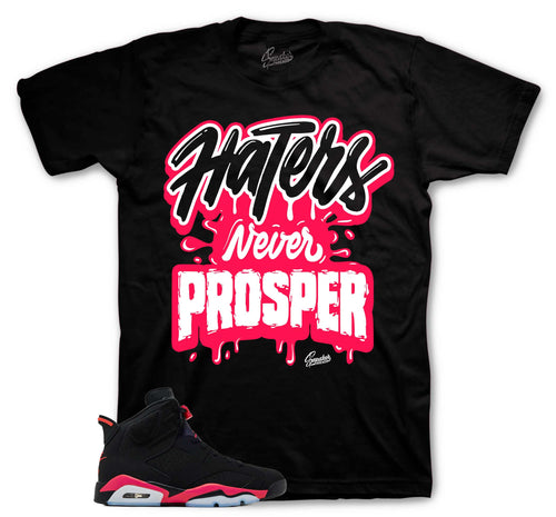 Retro 6 Infrared Never Prosper Shirt