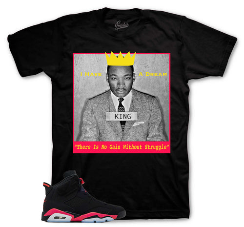 Retro 6 Infrared Freedom Shirt