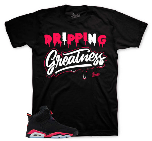 Retro 6 Infrared Dripping Shirt