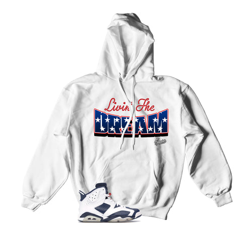 Retro 6 Olympic Living The Dream Hoody