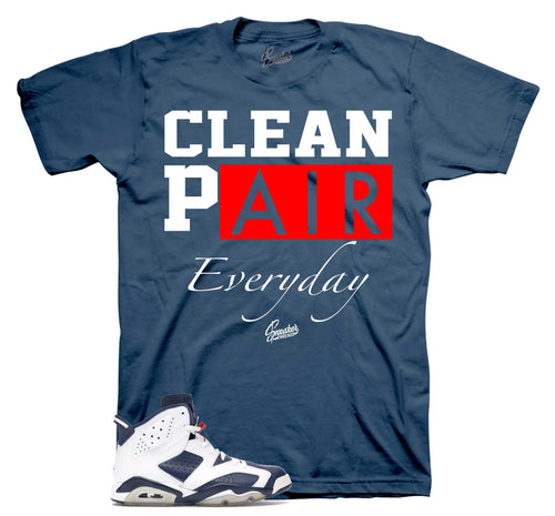Retro 6 Olympic Clean Pair Shirt