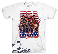 RETRO 6 OLYMPICS/ OLYMPICS 90’s T-SHIRT Amazon.com: Shirt To Match AJ Retro 6 Olympic/Navy,23 Unisex  main image 2