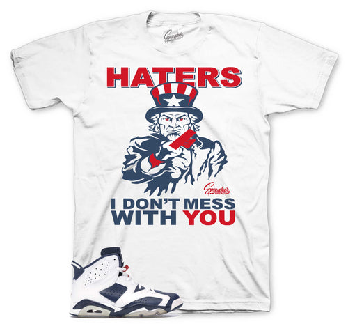 Retro 6 Olympic Haters Shirt