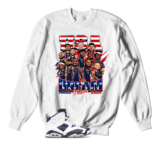 Retro 6 Olympic Contenders Sweater