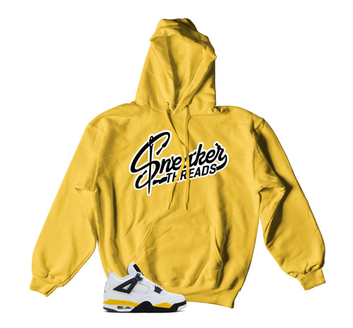 Retro 4 Tour Yellow Sneaker Threads Hoody