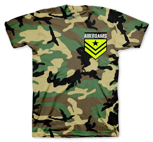 Air Foams Graphic T-Shirt | Foamposite Green Camo (Copy)