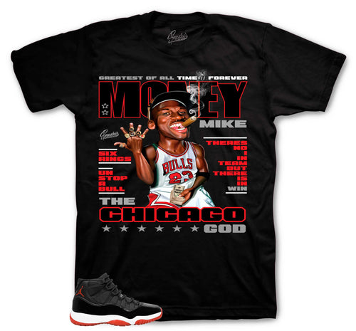 Retro 11 Bred Money Mike Shirt