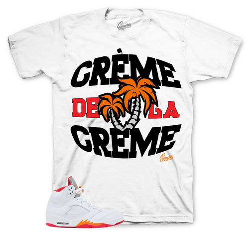 Creme Graphic T-Shirt | Jordan 5 Sunset