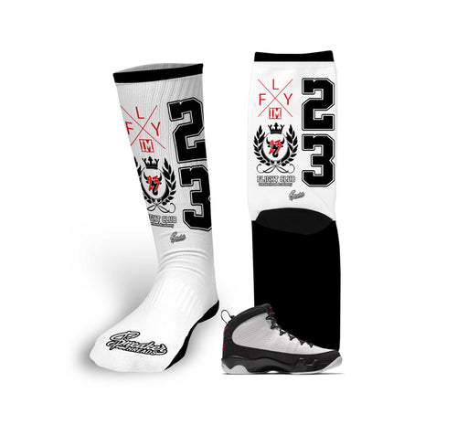 Retro 9 OG Flight Crest Socks