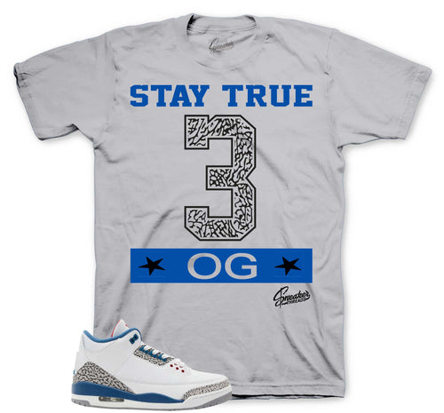 Retro 3 True Blue Stay True Shirt