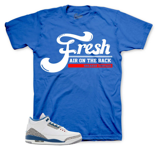 Retro 3 True Blue Fresh Air Shirt