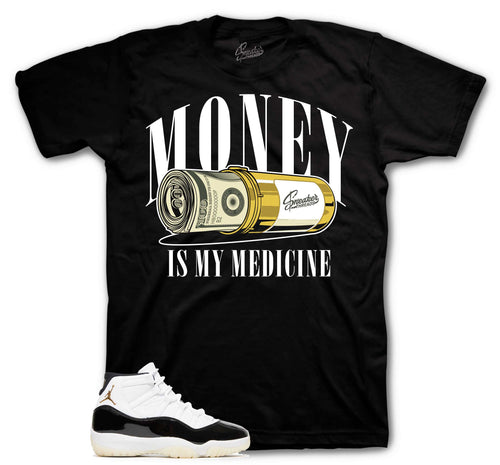 Retro 11 Gratitude DMP Money Medicine Shirt
