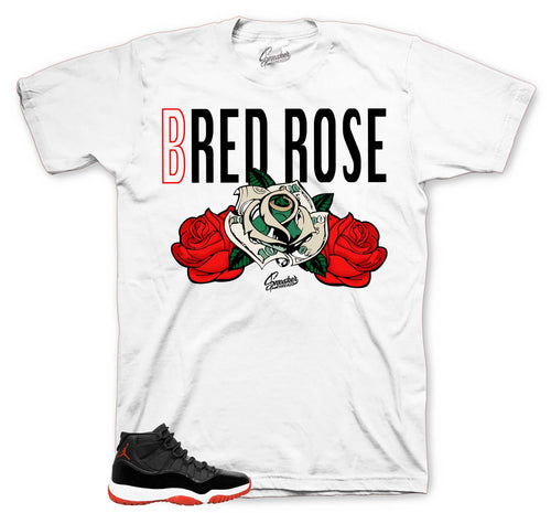 Retro 11 Bred Bred Rose Shirt