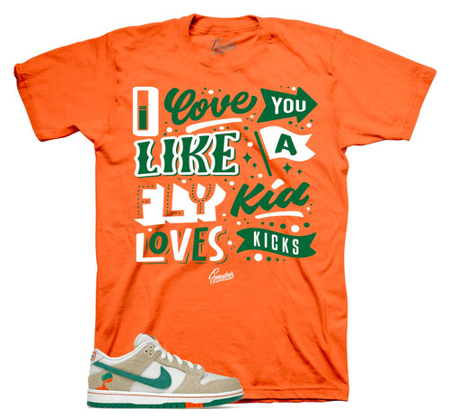Dunk SB Phantom Malachite Love Kicks Shirt
