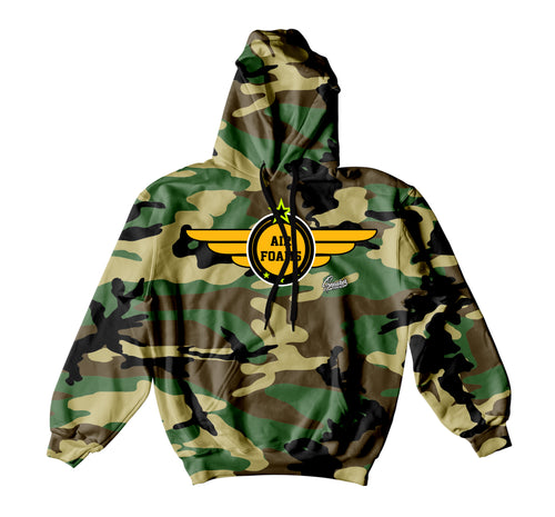 Camo Airborne Hoody | Foamposite Green Camo