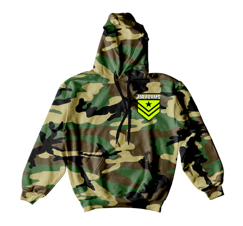 Camo Sneaker Threads Hoody | Foamposite Green Camo (Copy)
