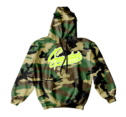 Camo Sneaker Threads Hoody | Foamposite Green Camo (Copy)