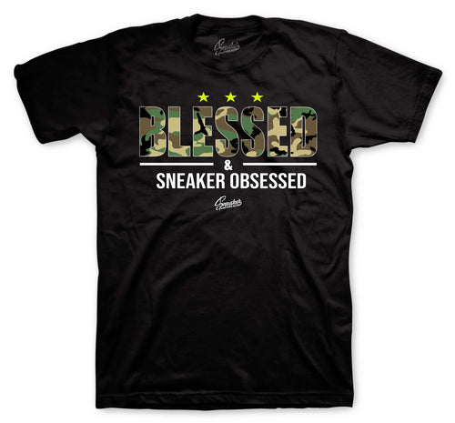 Blessed Graphic T-Shirt | Foamposite Green Camo
