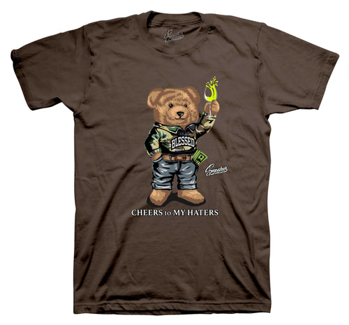 Cheers Bear Graphic T-Shirt | Foamposite Green Camo