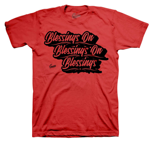 Foamposite Pro Gym Red Blessings Shirt