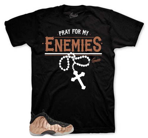 Foamposite Copper Money Enemies Shirt
